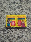1989 Topps Nintendo Game Pack SEALED Lot of 2 Mario Princess Peach Vintage NES