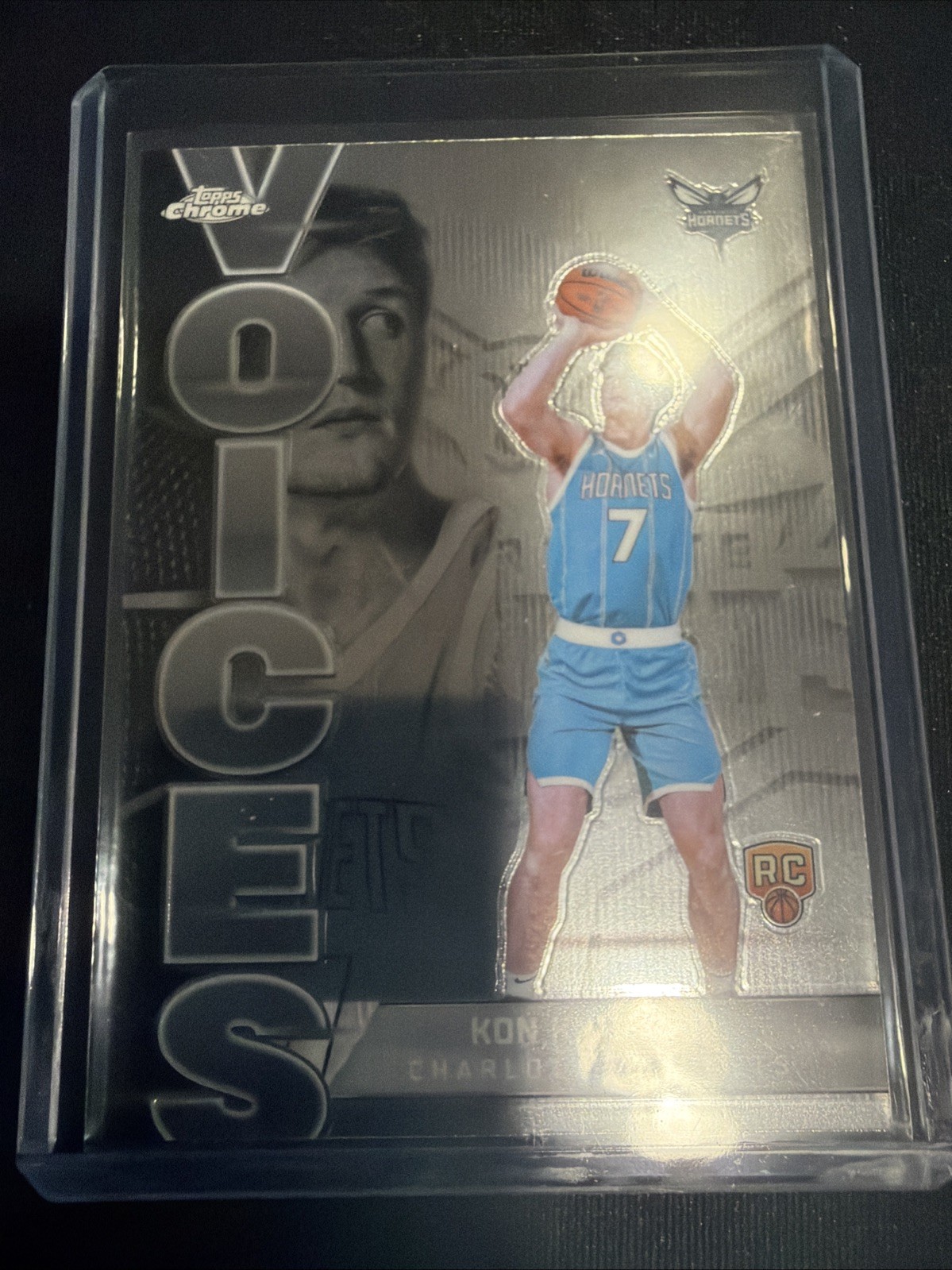 2025-2026 Topps Chrome NBA Kon Knueppel Voices Insert RC