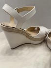 100% AUTHENTIC NEW WOMEN LOUBOUTIN ALMERIA WHITE 120 WEDGE/ESPADRILLE US 9 — photo 8