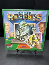 Rare Vintage  Robot Rascals  Ozark Softscape Electonic Arts  Commodore 64/128