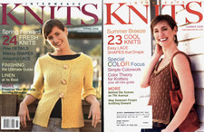 INTERWEAVE KNITS MAGAZINES 2008 SPRING  2008 SUMMER
