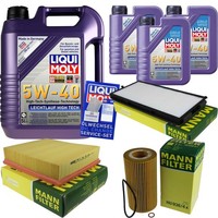 Mann Inspektionspaket 8L Liqui Moly 5W-40 FüR BMW 7Er E32 730I Il V8 740I 5Er