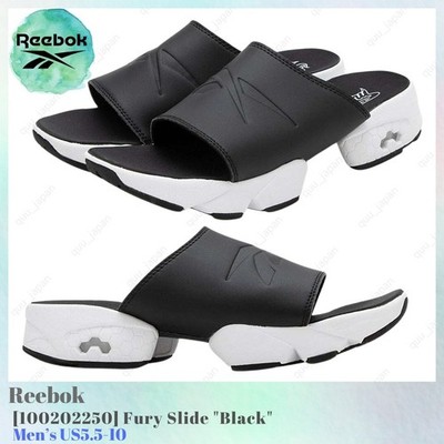 Reebok Fury Slide Black 100202250 Men's US5.5-10 NEW