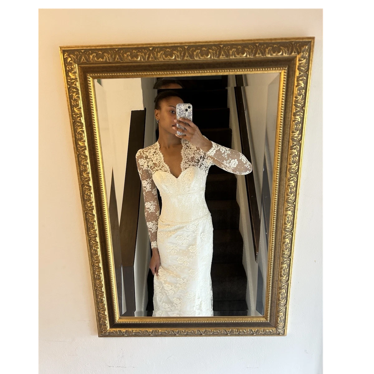 gauze long sleeve dress Gauze Shirt Dress for Tall Women in Black 2XL / Tall / Black