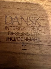 Dansk Vintage Wooden Salad Bowl Teak Wood MCM