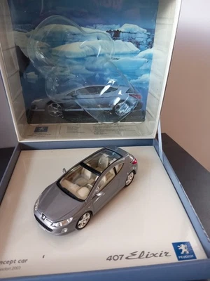 Peugeot 407 Elixir Concept Francfort 2003 - Coffret Norev - 1:43 - Photo 1/4