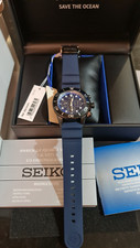 SEIKO PROSPEX SSC701P1 Special Edition Chronograph BLUE Silicone Strap V175 Sea 3