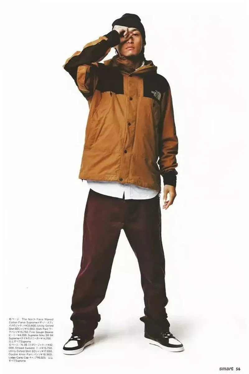 Supreme x North Face Waxed Cotton Jacket XL f/w 2010