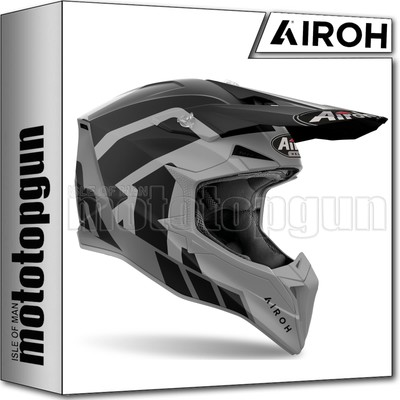 AIROH HELMET CROSS MOTORBIKE WRR35 WRAAAP RELOADED ANTHRACITE MATT SZ. XS