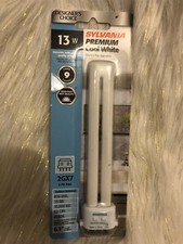 LOT OF 3 CFL FIXTURE Light Bulb 60 W Equivalent Cool White Single Tube Indoor