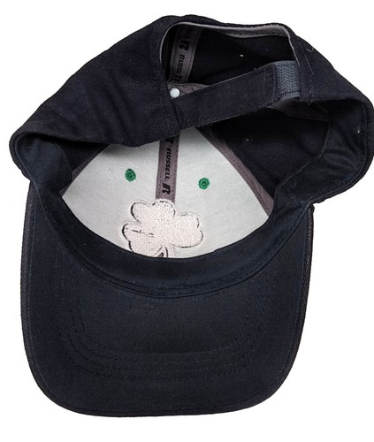 GORRA NOTRE DAME - RUSSELL - AZUL OSCURO / VERDE - TRÉBOL - NUEVO SIN ETIQUETAS - Imagen 4 de 4