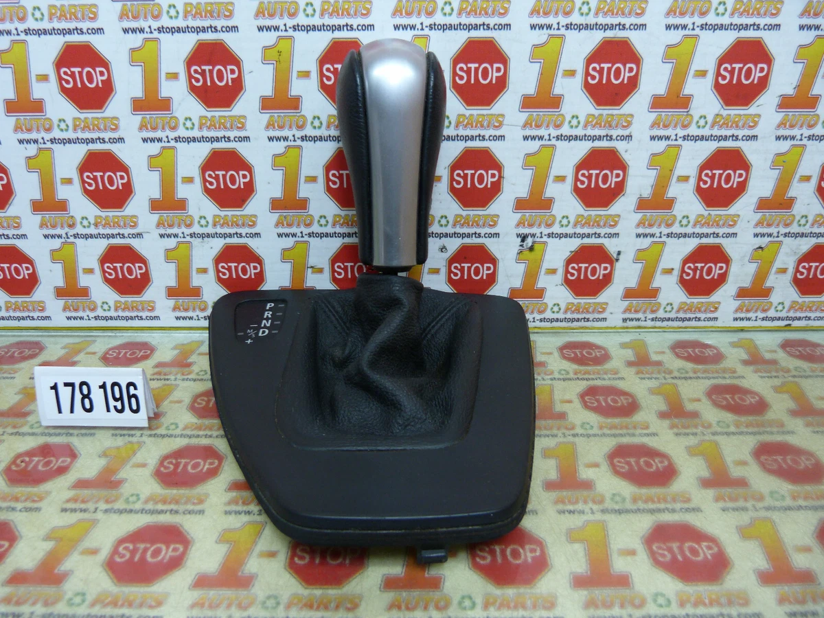 2006 BMW 325i CENTER CONSOLE SHIFTER KNOB W TRIM BEZEL OEM eBay