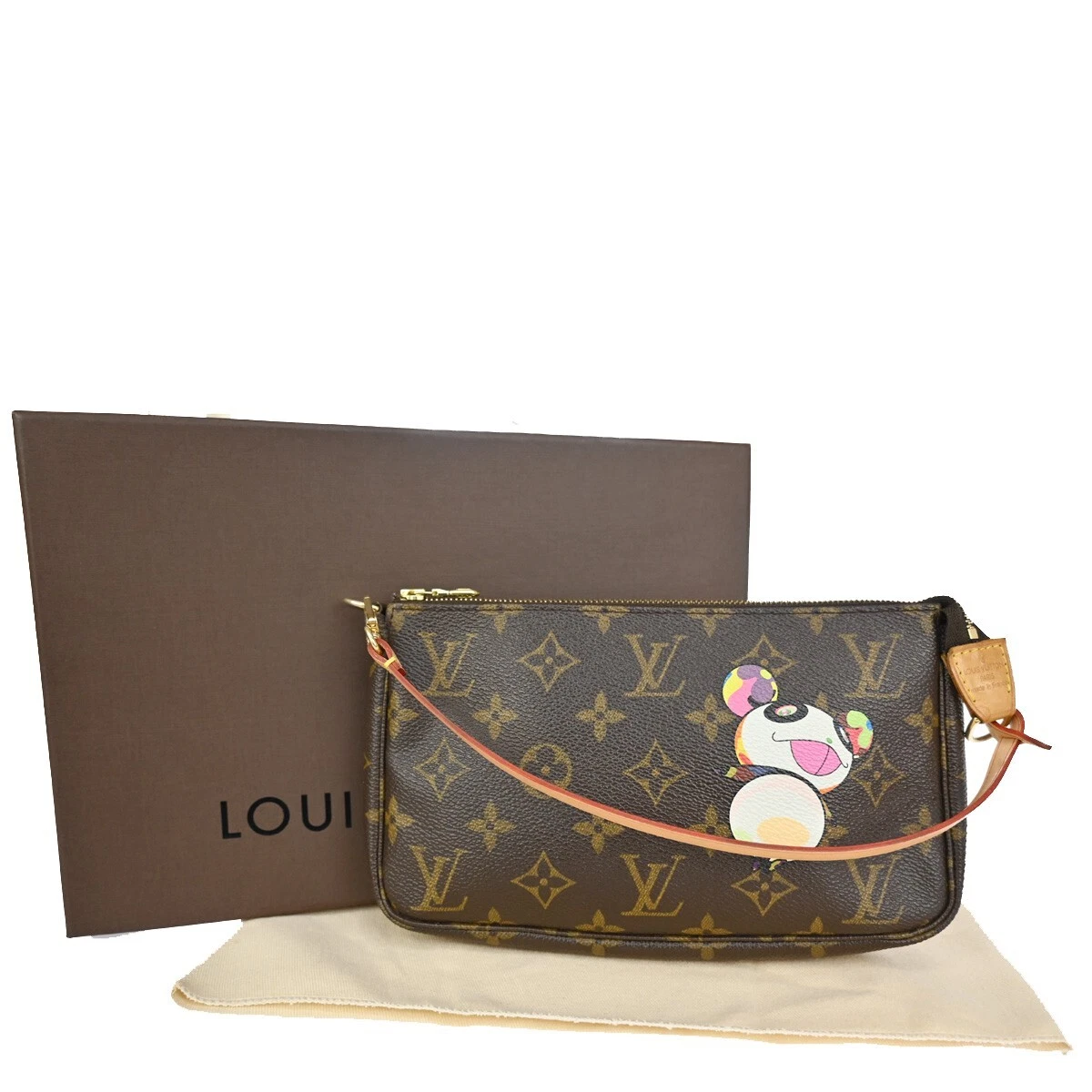 Louis vuitton panda pochette sale