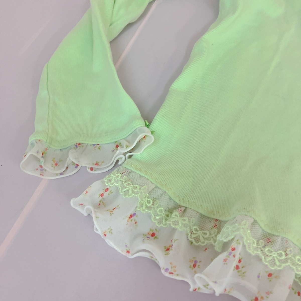 mezzo piano Tシャツ　135cm Mezzo Piano Kids Long Sleeve T-shirt 135cm Tops Yellow Green