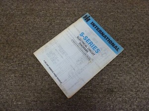 1987 International 1853 1854 1954 1955 Truck Electrical Wiring Diagrams Manual Ebay