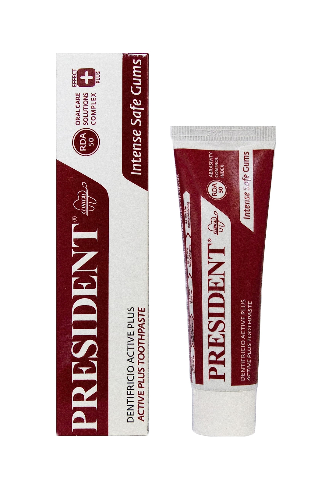 President DENTIFRICIO ACTIVE PLUS con Clorexidina. Ad Azione Astringente (s1I)