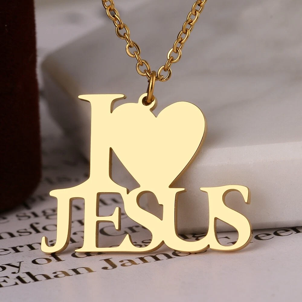 I love jesus best sale necklace