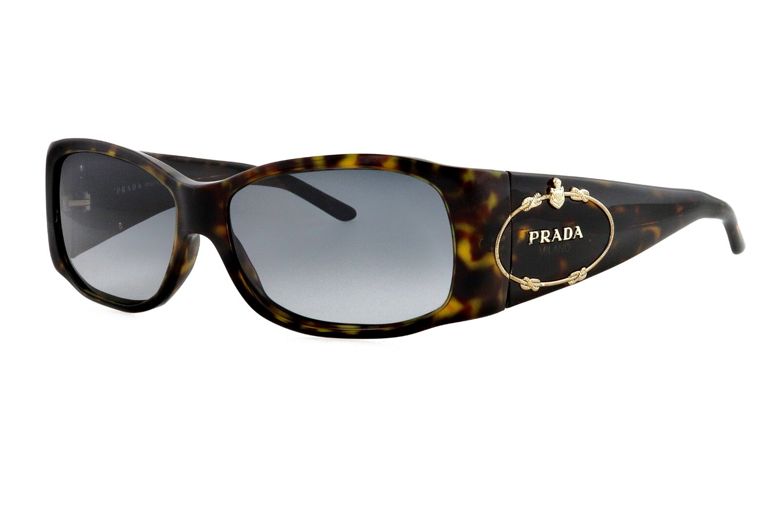 Prada SPR10H 2AU-2P1 57mm Havana Brown Sunglasses Made in Italy