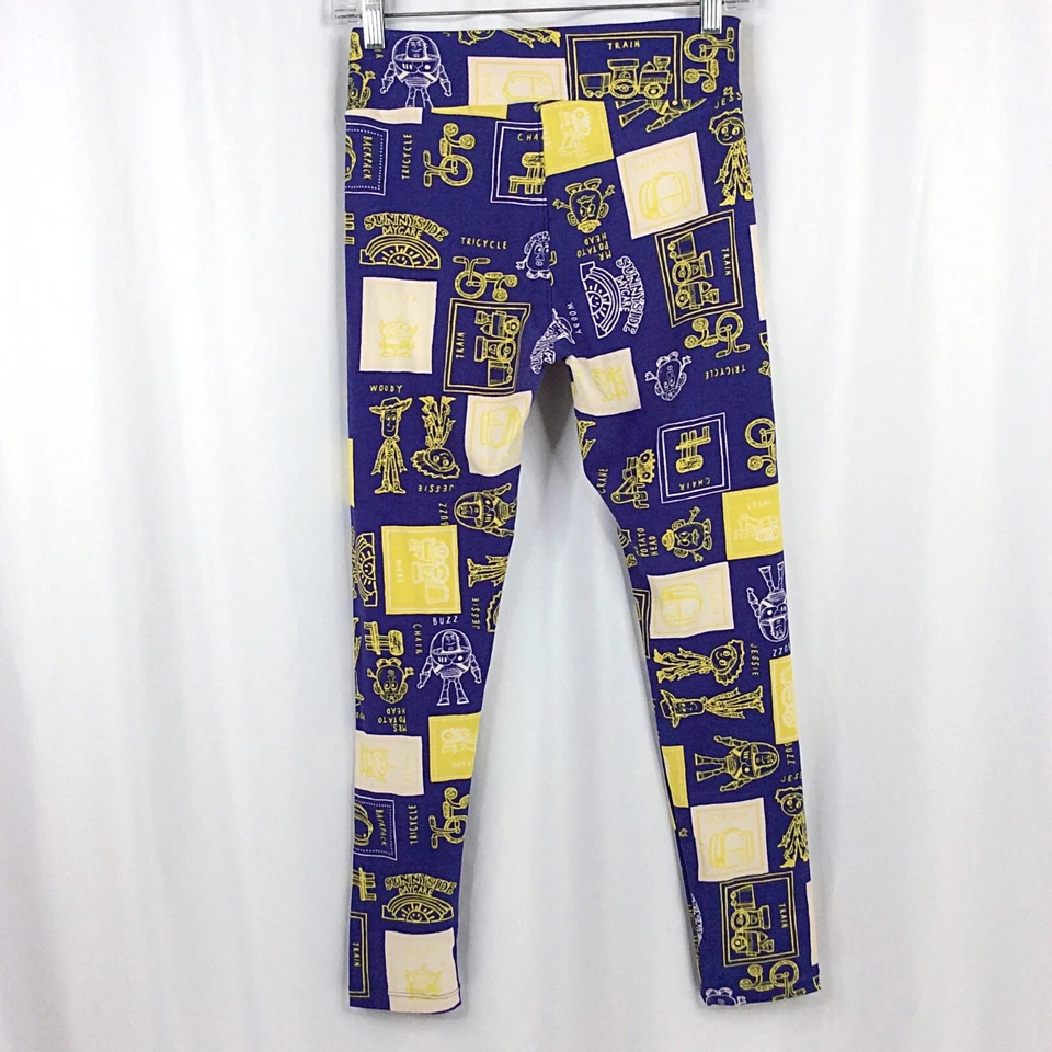 LulaRoe Disney Pixar Toy Story Leggings Womens One Size Blue Woody Potato Head - Image 2 of 4