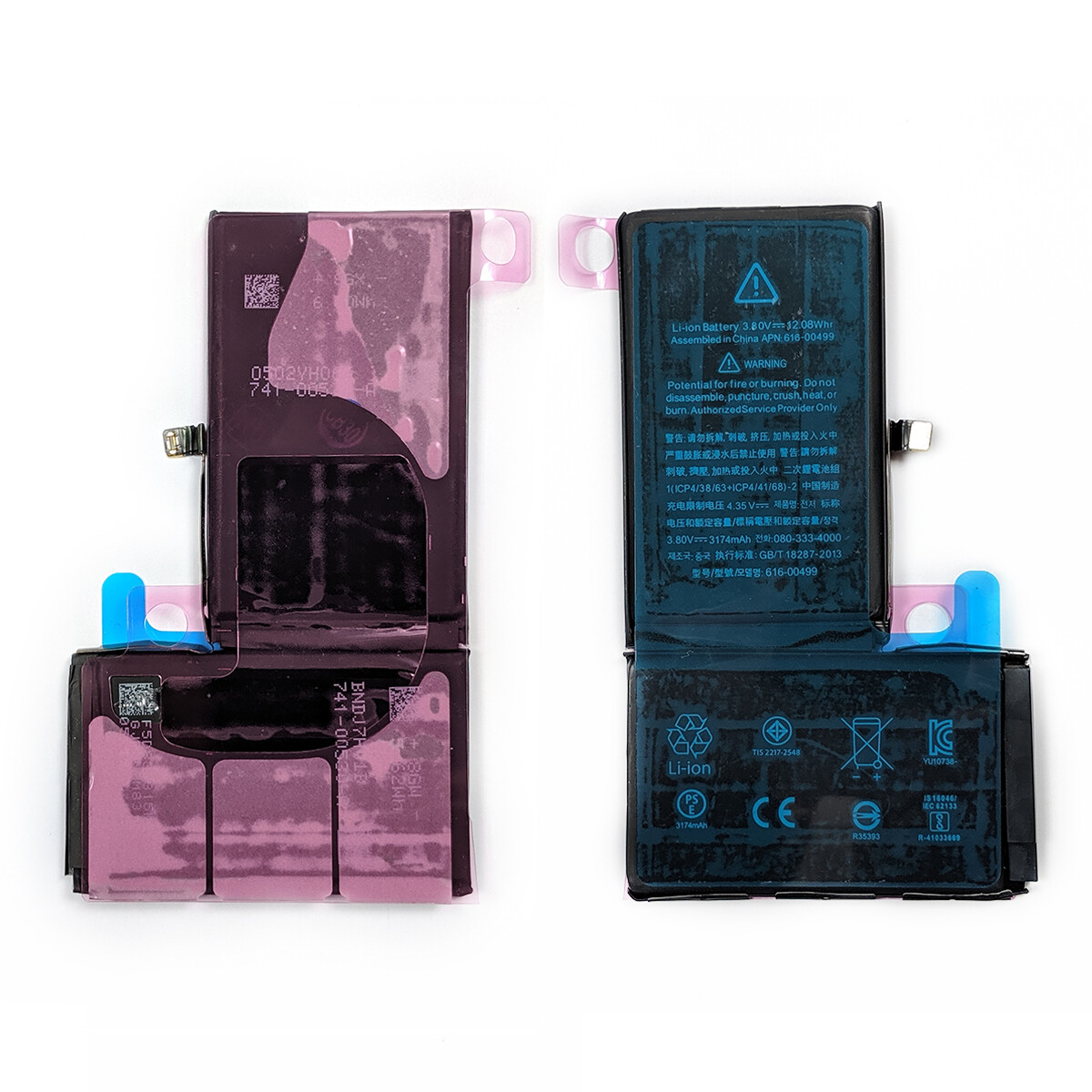 Apple iPhone X XR XS XS Max Li-ion Internal Battery Replacement