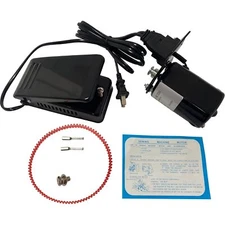 AC Sewing Machine Motor Kit with Foot Pedal & Belt - 110 Volt, 100 Watt for Impo
