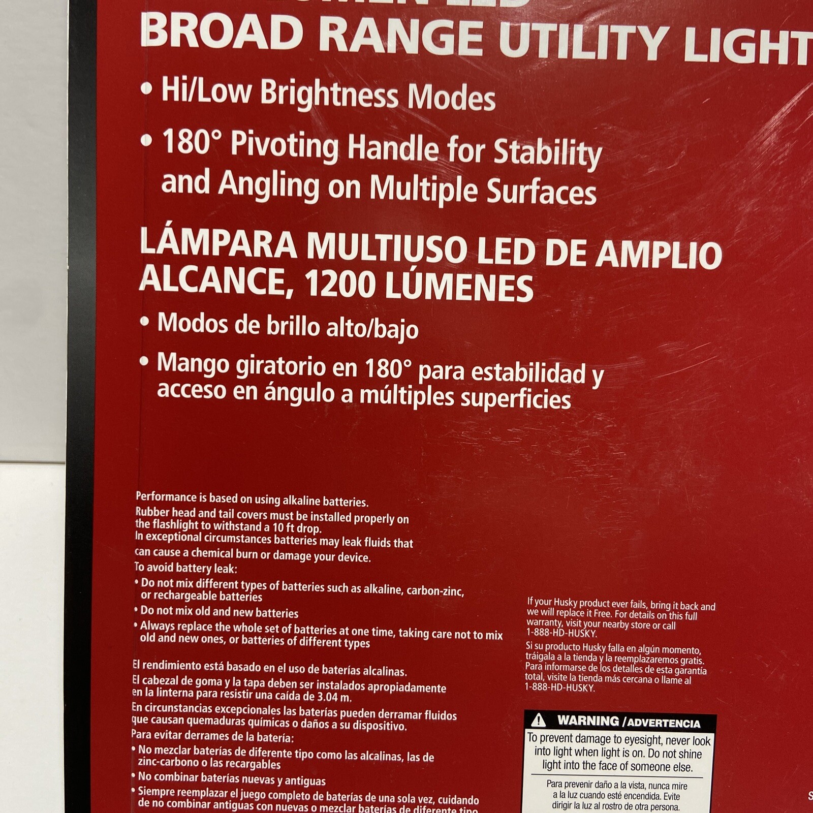 Husky 1200 Lumens Broad Range Utility LED Light eBay