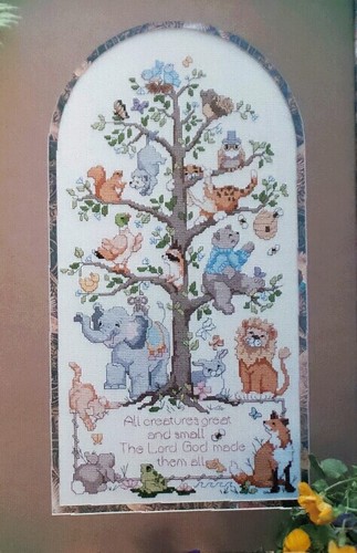 Cross Stitch Pattern ALL THE CREATURES Great and Small LORD GOD Made Them All - Picture 9 of 9