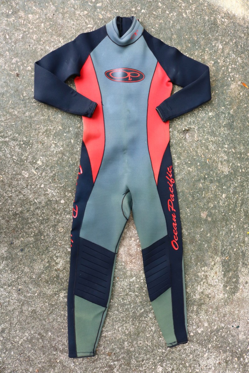 ウエットスーツ  Sサイズ　OCEAN PACIFIC　MADE IN USA Wetsuit OCEAN PACIFIC Black Red Surfing Diving Wet Suit S