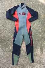 Wetsuit OCEAN PACIFIC Black Red Surfing Diving Wet Suit S Sml SMALL Classic IP