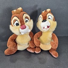 Chip n Dale Disney World Disneyland 9" Plush Stuffed Animal Toy Walt Parks