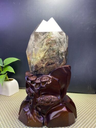 6.9LB Top Rare Natural ghost phantom Quartz Mineral specimen Crystal Decor - Picture 4 of 7