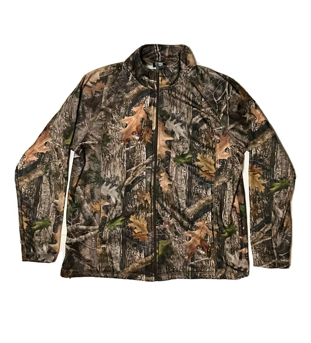 Ridge Hunter True Timber Camo Camouflage Full Zip Fleece Jacket Mens XL