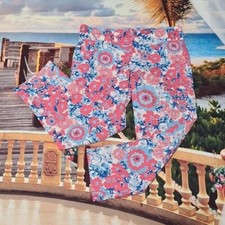 Lilly Pulitzer Floral Tropical Beach Pants Size 4