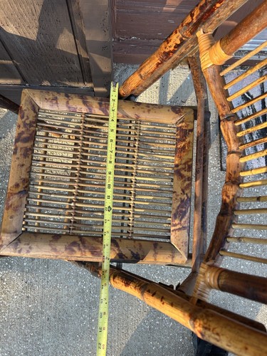 2 Vintage Bamboo and Rattan Folding Chairs, 1970’s Video Details - Picture 16 of 17