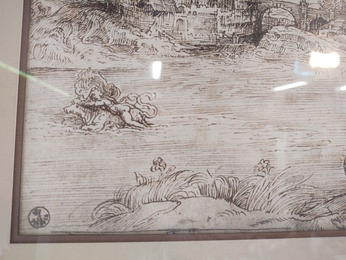 Dibujo de Tiziano: Europa montando el toro en el río - Italia renacentista - Imagen 3 de 6