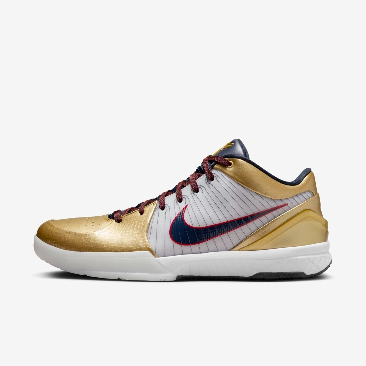 Nike Kobe 4 Protro Metallic Gold and Dark Obsidian FQ3544-100 [Men 