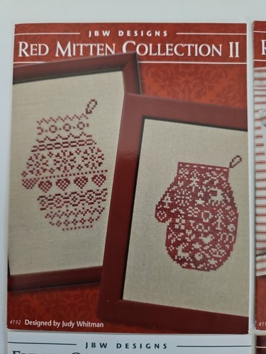 LOT OF 4 JBW Designs Counted Cross Stitch Patterns CHRISTMAS HOLIDAY PJW - Picture 5 of 5