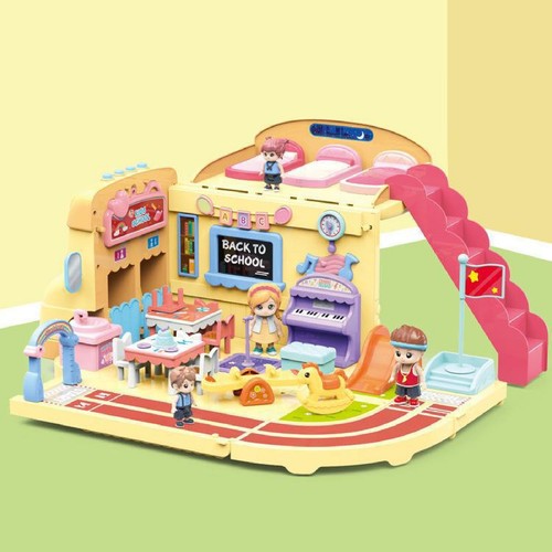 School Bus Toy Sliding Transform Music Storage School Bus Toy Set For Childr NY9 - Picture 12 of 24