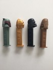 4 PEZ DISPENSERS STAR WARS Characters 1997 Darth C3po Chewbacca Boba Fett — photo 3