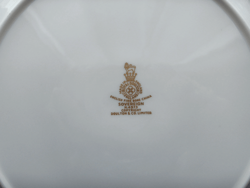 Royal Doulton Sovereign 2 bread plates~fine bone china~England~Pristine-NR! - Picture 4 of 4