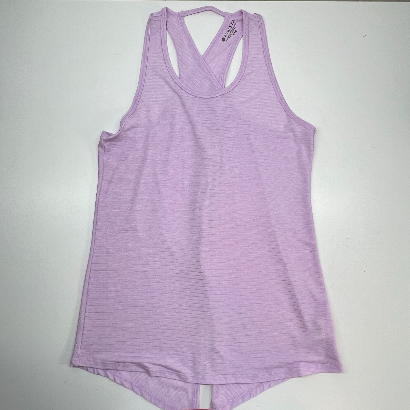 Athleta Essence Pink Tie Back Split Back Open Bac… - image 1