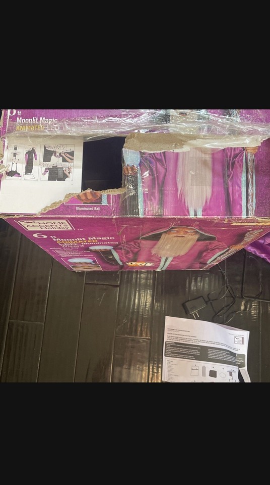 Animated LED 6 FT. Animated WIZARD Halloween Home Depot 2023 eBay