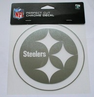 Pittsburgh Steelers Chrome Logo Car Decal 5 3/8 Nfl Indoor Or Outdoor Pittsburgh Steelers Chrome Logo Car Decal 5 3/8 Nfl Indoor Or Outdoor