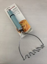 New KitchenAid Mineral Blue Light Aqua HMIA Potato Masher