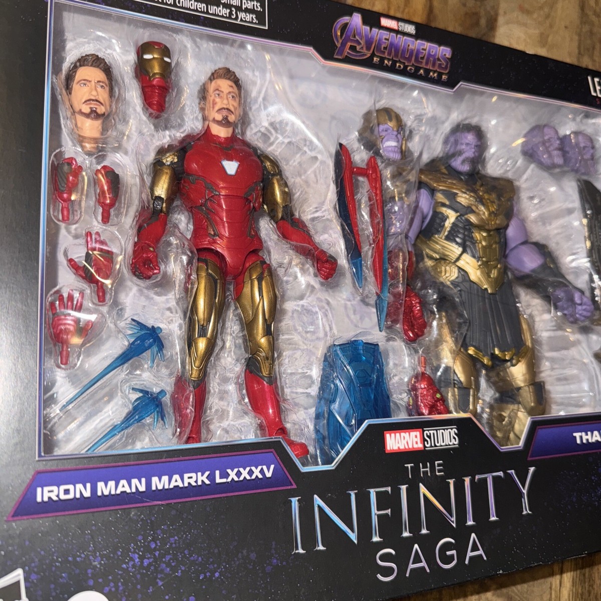 Marvel Legends Iron Man Mark 85 Vs. Thanos 10 inch Action