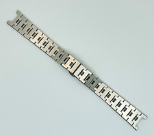 NUEVO BRAZALETE CORREA ACERO INOXIDABLE MACIZO 16/10MM PARA RELOJ BVLGARI BB