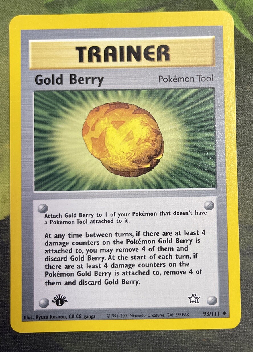 1st Edition Gold Berry 93/111 - Neo Genesis - Near Mint