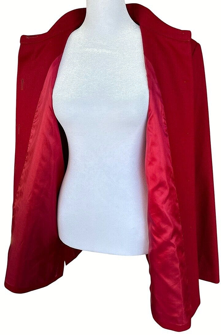 Pendleton Jacket Womens 14 Regular Red Wool Butto… - image 10