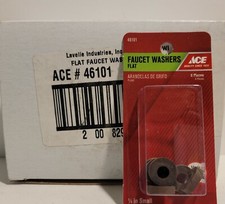 LOT OF 10 NEW Ace Flat Faucet Washers 1/4 INCH 46101