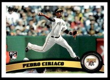 2011 Topps #238 Pedro Ciriaco Pittsburgh Pirates RC Baseball Rookie